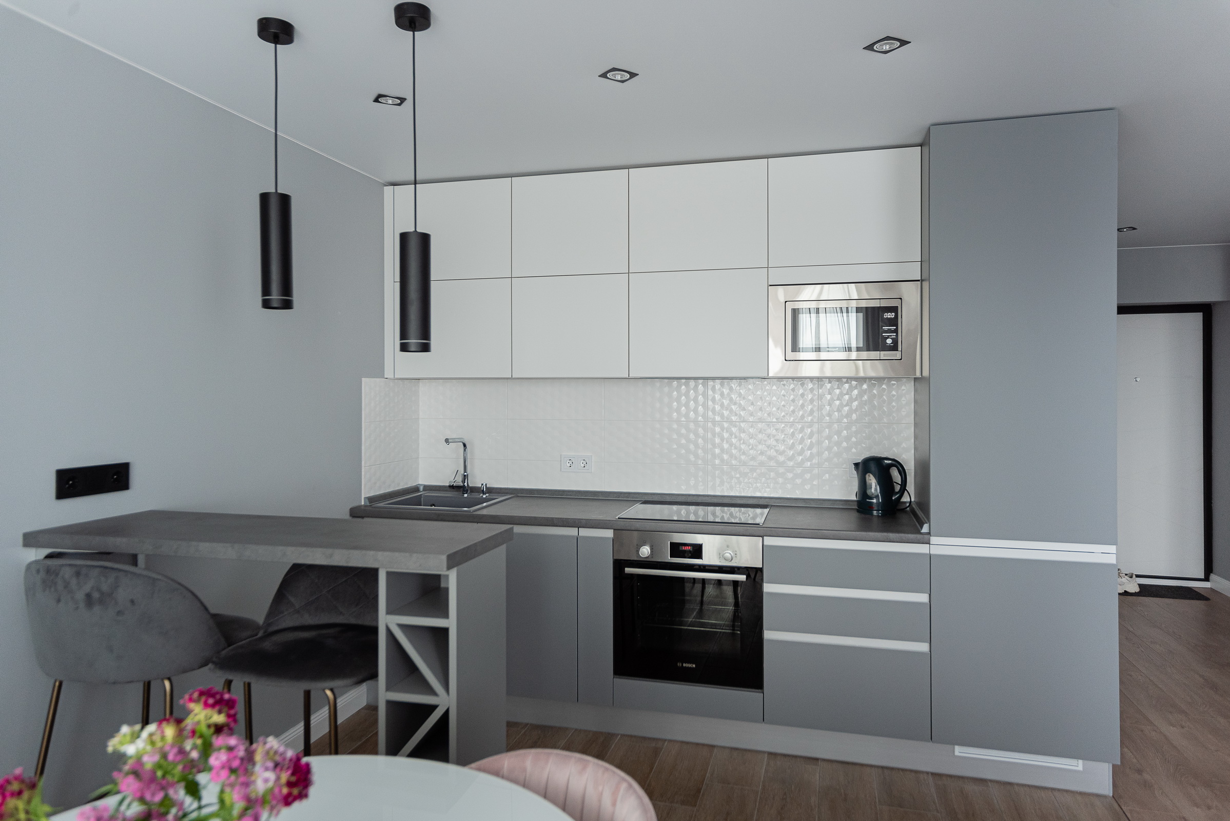 Особенности акриловых фасадов для кухни